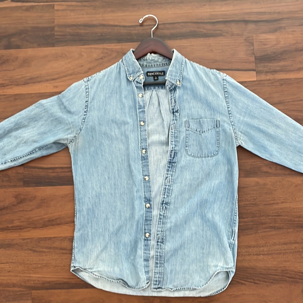 J. Crew Mercantile Denim Shirt Size S